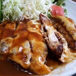 レストランメロディ - ポークカツレツチーズ焼き(1580円)　カツレツ