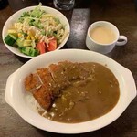 煉瓦亭 - カツカレースープサラダセット