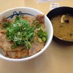 Matsuya - ネギ塩豚カルビ丼並　380円