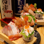 天ぷらと海鮮 ニューツルマツ - 目利きの魚屋箱盛り(999円×2)