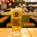 天ぷらと海鮮 ニューツルマツ - 生ビール(お得ジョッキ)