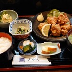 Sakae - 鳥のから揚げ定食1000円