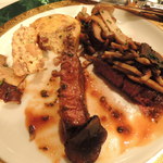 向日葵 - ステーキと玉子寄せ　断面