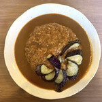 Karakuchi Rabo - Bカレー 茄子トッピング　玄米　大盛との比較用