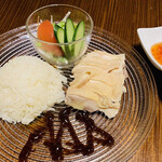 Hainanese Chicken Rice (Hainan Ji Fan) Blue Lotus Style