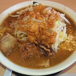 Nibo Gattsu - 煮干二郎  麺二玉(300g)  ニンニクあり