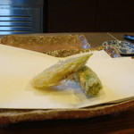 大石 - オクラ＆みょうが