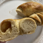 ナナパン - 黒糖？？塩とバターは感じた！むぎゅむぎゅ食感で、じわっと旨みー！好きだなぁ。小麦粉愛。