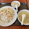 中華料理 隆昌 - 蟹肉チャーハン+ワンタンスープ