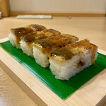 京樽 - 穴子鮨４貫