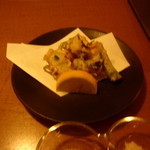 おきらく和食家魚 - タコ天ぷら