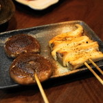 興 - 2012.9 しいたけ串（210円）、エリンギ串（210円）