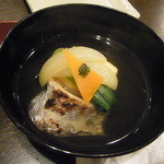 旬味きのした - 貝柱しんじょうと太刀魚のお椀