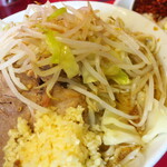 ラーメン二郎 - ラーメン小＋ニンニク多め＋白ネギ