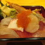和食と和の酒　火の花 - 「日替わり海鮮重」（1,500円）