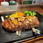 いきなりステーキ - 固くて味がなかった。