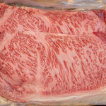 肉の中條 - 2021.3 特選黒毛和牛 米沢サーロイン（100g 2,160円）
