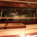 一心鮨 光洋 - 店内カウンター席の眺め