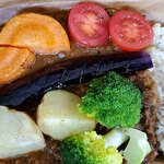食・酒・音 箱庭 - トマト。じゃがいも、ナス、ブロッコリー