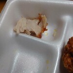 ほかほか弁当 - 1個半食べたらしい。。ww