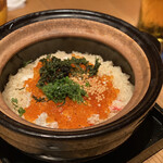 味のなかむら - ずわい蟹とイクラの土鍋ごはん