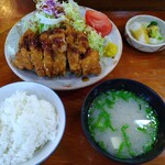 とんかつ 竹亭 - チキンかつ定食（９００円）