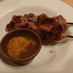 サイゼリヤ - アロスティチーニ　香ばしいラム肉にスパイスの組合せ。美味しかったです。