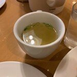 南海飯店 - かたい焼ソバのスープ
