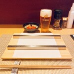 YAKITORI　田崎 - ビールで乾杯(*^^*)