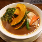 カリーサボイ - チキン野菜(1280円)アップ