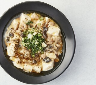 h Mabo Dou Fu Toukyou - 「うま塩麻婆豆腐」鶏肉ときのこのあっさり塩テイスト。青山椒の香り。