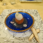 トゥ・ラ・ジョア - 松茸の百合根饅頭