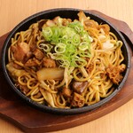 Street food style sauce Yakisoba (stir-fried noodles)