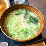 巣鴨ときわ食堂 - 【2021年03月】カツカレー定食@800円、朝定食価格、味噌汁アップ。