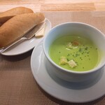 嶽 - うすいエンドウのスープ