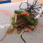 嶽 - 白身のソテー　ダンシングソース