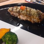 嶽 - 若鶏もも肉 香草パン粉焼き バルサミコソース