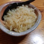 手打ちそばと朝宮茶の店 黒田園 - サービスの天かす