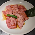 焼肉 せんりゅう - 和牛味わいカルビ定食（1.5倍）（1500円＋税）