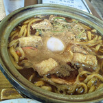 まるやうどん - 味噌煮込み アップ