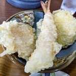 まるやうどん - 天ぷら　アップ