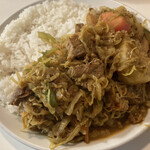 Curry House MUMBAI - ほぼ全部野菜です。肉？埋もれてます。