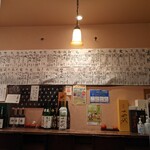 Chikuha - 沢山の日本酒メニュー