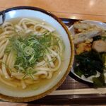 王丸の駅 - 温いうどんとおかず