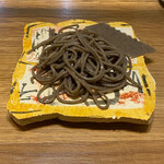 手打ち蕎麦・鮨 いまふく - ②玄挽き微粉　　奈川在来種（長和）