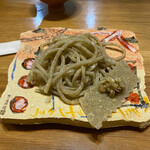 手打ち蕎麦・鮨 いまふく - ⑤萌芽粗挽き　　乗鞍由来北早生（松本） スプラウト