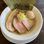 麺匠ことぶき - 全部のせ黄金塩そば 1000円