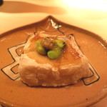 麻布 かどわき - 鱧の子入り焼豆腐　(2012/09)