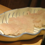 麻布 かどわき - 鱧鍋の鱧　(2012/09)