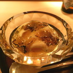 麻布 かどわき - マンゴーと蜂蜜漬けトリュフ　(2012/09)